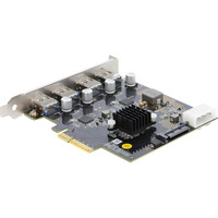 DeLOCK Scheda PCI-E x4 a 4 x USB-A 10 Gbps Doppio Canale, Scheda di interfaccia 
