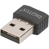 Digitus Adattatore wireless mini USB 600AC Wireless, USB, WLAN, Wi-Fi 5 (802.11ac), 433 Mbit/s, Nero