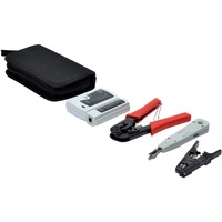 Digitus Set di strumenti per rete DN-94022, Attrezzo Sverniciatura /smontaggio Nero