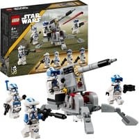 Star Wars 75345 Battle Pack Clone Troopers Legione 501, Modellino da Costruire con Cannone Giocattolo AV-7 e 4 Personaggi, Giochi di costruzione