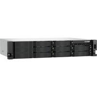 QNAP TS-855EU-RP NAS Armadio (2U) Intel Atom® C5125 8 GB DDR4 0 TB QuTS hero Nero NAS, Armadio (2U), Intel Atom®, C5125, 8 GB, DDR4