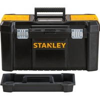Stanley Cassetta 19" 48.2x25.4x25cm, Cassetta portautensili Nero/Giallo, Cassetta degli attrezzi, Metallo, Plastica, Nero, Giallo, 482 mm, 254 mm, 250 mm