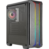 Aerocool Skyline-A-BK-v2 Midi Tower Nero, Chassis Tower Nero, Midi Tower, PC, Nero, ATX, micro ATX, Mini-ITX, ABS, SPCC, 15,5 cm