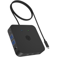 IB-DK4090-C Docking USB 3.2 Gen 2 (3.1 Gen 1) Type-C Nero, Docking station