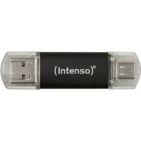 Intenso 3539491 unità flash USB 128 GB USB Type-A / USB Type-C 3.2 Gen 1 (3.1 Gen 1) Antracite antracite/trasparente, 128 GB, USB Type-A / USB Type-C, 3.2 Gen 1 (3.1 Gen 1), 70 MB/s, Cuffia, Antracite