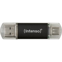 Intenso 3539491 unità flash USB 128 GB USB Type-A / USB Type-C 3.2 Gen 1 (3.1 Gen 1) Antracite, Chiavetta USB antracite/trasparente, 128 GB, USB Type-A / USB Type-C, 3.2 Gen 1 (3.1 Gen 1), 70 MB/s, Cuffia, Antracite