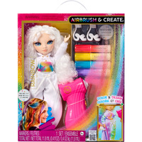MGA Entertainment Rainbow High Air Brush & Create Fashion Dolls -Green Eyes, Bambola Rainbow High Air Brush & Create Fashion Dolls -Green Eyes, Bambola alla moda, Femmina, 4 anno/i, Bambino/Bambina, 280 mm, Multicolore
