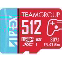 Team Group APEX SD7.1 512 GB SDXC, Scheda di memoria rosso/Blu