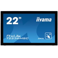 iiyama Prolite T2236MSC, Monitor LED Nero (opaco)
