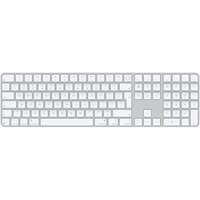Apple Magic Keyboard con Touch ID e tastierino numerico argento/Bianco