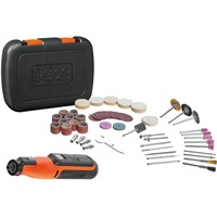 BLACK+DECKER Utensile multifunzione BCRT8IK-XJ, 7,2 volt, Strumento multi funzione arancione /Nero