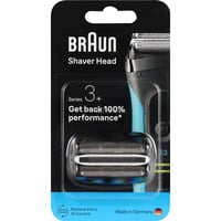 Braun Series 3 735797 accessorio per rasoio elettrico Testina per rasatura, Testina di rasatura Nero, Testina per rasatura, 1 testina/e, Nero, Acciaio inox, 18 mese(i), Braun, Series 3+ 32 B