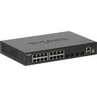 D-Link DGS-1530-20/E switch di rete Gestito L2 Gigabit Ethernet (10/100/1000) Nero, Interruttore Nero, Gestito, L2, Gigabit Ethernet (10/100/1000), Full duplex, Montaggio rack
