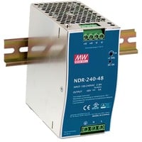 D-Link DIS-N240-48 alimentatore per computer 240 W Acciaio inox, Alimentazione elettrica 240 W, 90 - 264 V, 47 - 63 Hz, 2.5/115VC, 1.3/230VC, 28 ms, 88,5%