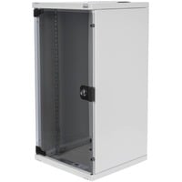Digitus Alloggiamento a parete da 254 mm (10") - 312 x 300 mm (L x P), IT armadio grigio chiaro, Da parete, 12U, 30 kg, Lucchetti, Grigio