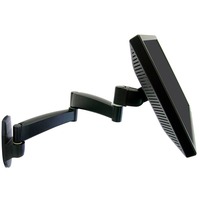 Ergotron Serie 200 Montaggio a parete, Base per monitor Nero