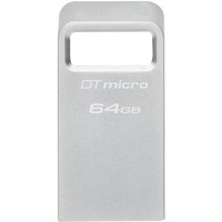 DataTraveler Micro unit flash USB 64 GB USB tipo A 3.2 Gen 1 (3.1 Gen 1) Argento