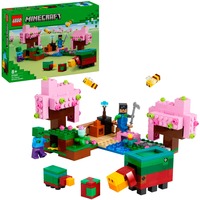 LEGO Minecraft Il giardino del ciliegio in fiore, Giochi di costruzione Set da costruzione, 8 anno/i, Plastica, 304 pz, 386 g
