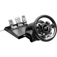 Thrustmaster T-GT II Volant + pedalier 4160823 Nero, Acciaio satinato USB Sterzo + Pedali PC, PlayStation 4, PlayStation 5, Volante Nero, Sterzo + Pedali, PC, PlayStation 4, PlayStation 5, Cablato, USB, Nero, Acciaio satinato, AC
