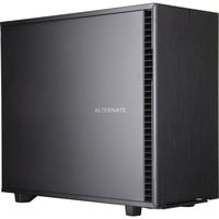 ALTERNATE PC da gaming Silent Edition • RTX 5070 Ti • AMD Ryzen™ 7 7800X3D • 32 GB RAM, PC Gaming Nero