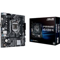 ASUS PRIME H510M-K Intel H510 LGA 1200 micro ATX Intel, LGA 1200, Intel® Celeron®, Intel® Core™ i3, Intel® Core™ i5, Intel® Core™ i7, Intel® Core™ i9,..., LGA 1200 (Socket H5), DDR4-SDRAM, 64 GB