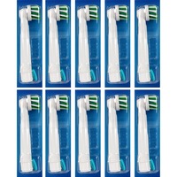Braun Testine di ricambio Oral-B Pro CrossAction, confezione da 10, Testina 