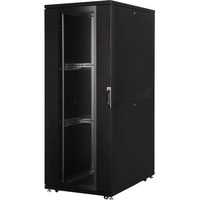 Digitus Arrmadio del server Seri Unique - 800 x 1200 mm (LxP), IT armadio Nero, Rack indipendenti, 42U, 1000 kg, Nero