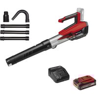 EINHELL Soffiatore per foglie a batteria professionale GP-LB 18/200 LI, 18 Volt rosso/Nero