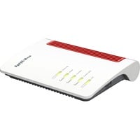 FRITZ! FRITZ!Box 7530 AX, Router Box 7530 AX, Wi-Fi 6 (802.11ax), Dual-band (2.4 GHz/5 GHz), Collegamento ethernet LAN, ADSL, Grigio, Rosso, Bianco, Router da tavolo