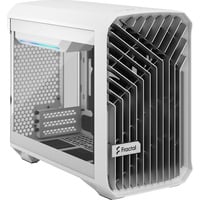 Fractal Design Torrent Nano Micro Tower Bianco bianco, Micro Tower, PC, Bianco, Micro-ITX, Acciaio, Vetro temperato, 16,5 cm