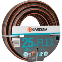 GARDENA 18053-20 pompa da giardino 25 m Sul suolo Nero, Grigio, Arancione, Tubo flessibile Nero/Orange, 25 m, Sul suolo, Nero, Grigio, Arancione, Solo tubi di gomma, 25 bar, 1,9 cm