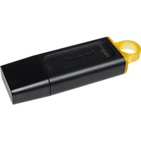 Kingston DataTraveler Drive Flash USB 3.2 - USB Exodia, Chiavetta USB Nero/Giallo, 128 GB, USB tipo A, 3.2 Gen 1 (3.1 Gen 1), Cuffia, 11 g, Nero, Giallo
