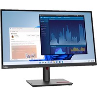 Lenovo ThinkVision T27p-30 Monitor PC 68,6 cm (27") 3840 x 2160 Pixel 4K Ultra HD LED Nero, Monitor LED Nero, 68,6 cm (27"), 3840 x 2160 Pixel, 4K Ultra HD, LED, 6 ms, Nero