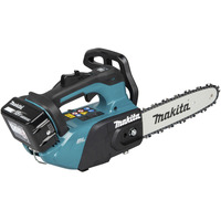Makita Motosega a batteria con impugnatura superiore DUC258Z01, 18 Volt, Sega a catena blu/Nero