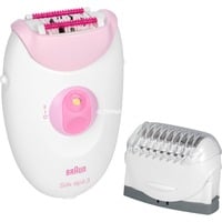 Procter & Gamble Silk-épil 3 Epilatore Elettrico Donna , Epilatore Con Cavo Per Epilazione, Pelle Liscia Per Settimane, 3-031, Rosa bianco/Viola, Epilatore Con Cavo Per Epilazione, Pelle Liscia Per Settimane, 3-031, Rosa, Rosa, Bianco, 20 pinzette, SoftLift, AC, Germania