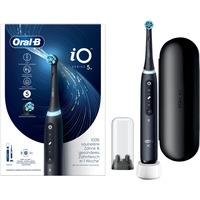 Procter & Gamble iO Series 5 Adulto Spazzolino a vibrazione Nero, Spazzolino da denti elettrico Nero, Adulto, Spazzolino a vibrazione, Cura quotidiana, Intenso, Sensibile, Super sensitive, Sbiancante, Nero, 2 min, Nero