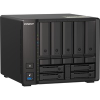 QNAP TS-H973AX NAS Tower Ryzen Embedded V1500B 32 GB DDR4 0 TB QuTS hero Nero Nero, NAS, Tower, Ryzen Embedded, V1500B, 32 GB, DDR4