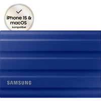 SAMSUNG MU-PE2T0R 2000 GB Wi-Fi Blu blu, 2000 GB, USB tipo-C, 3.2 Gen 2 (3.1 Gen 2), 1050 MB/s, Protezione della password, Blu