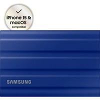 SAMSUNG MU-PE2T0R 2000 GB Wi-Fi Blu, Disco a stato solido blu, 2000 GB, USB tipo-C, 3.2 Gen 2 (3.1 Gen 2), 1050 MB/s, Protezione della password, Blu
