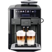 Siemens EQ.6 plus TE657319RW macchina per caffè Automatica Macchina per espresso 1,7 L, Macchina automatica titanio, Macchina per espresso, 1,7 L, Chicchi di caffè, Caffè macinato, Macinatore integrato, 1500 W, Nero, Grigio