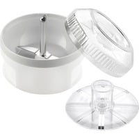 Unold 5080 affetta / sbuccia alimenti Trasparente, Bianco, Scritto bianco/trasparente, Trasparente, Bianco, Plastica, Acciaio inossidabile, 0,2 L, 91 mm, 11,9 cm