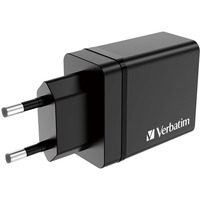Verbatim 49700 Caricabatterie per dispositivi mobili Universale Nero AC Ricarica rapida Interno Nero, Interno, AC, Nero