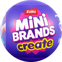 ZURU Mini Brands - Create Disney Snowglobe, Bricolage Mini Brands 77845, 3 anno/i, Disney, Multicolore