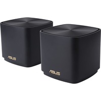 ASUS ZenWiFi XD4 Plus (B-2-PK) Dual-band (2.4 GHz/5 GHz) Wi-Fi 6 (802.11ax) Nero Interno, Router di rete Nero, Nero, Interno, Router Mesh, Potenza, 306,58 m², Dual-band (2.4 GHz/5 GHz)