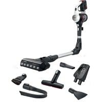 Bosch Unlimited 7 Senza sacchetto Nero, Argento, Bianco, Aspirapolvere verticale bianco/Nero, Senza sacchetto, Nero, Argento, Bianco, CE, EACEurasian, Morocco, New Singapore Safety Mark, Ukraine, VDE, Secco, Filtro, Tappeto, Superfici rigide