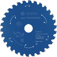 Bosch ‎2608644530 lama circolare 13,6 cm 1 pz, Lama per sega Acciaio inox, 13,6 cm, Bosch, 200 g, 1 pz
