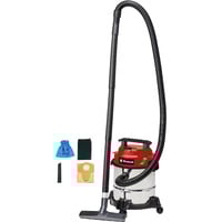 EINHELL TC-VC 1812/1 S, Aspira bagnato / asciutto rosso/in acciaio inox