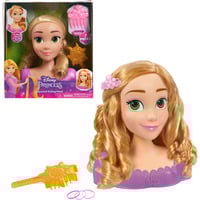 Just Play Disney Princess - Testa per Acconciature Rapunzel, Testina per trucco/acconciature 