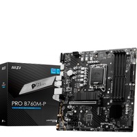 MSI PRO B760M-P, Scheda madre Nero
