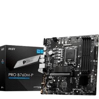MSI PRO B760M-P scheda madre Intel B760 LGA 1700 micro ATX Nero, Intel, LGA 1700, Intel® Celeron®, Intel® Pentium® Gold, LGA 1700, DDR5-SDRAM, 192 GB